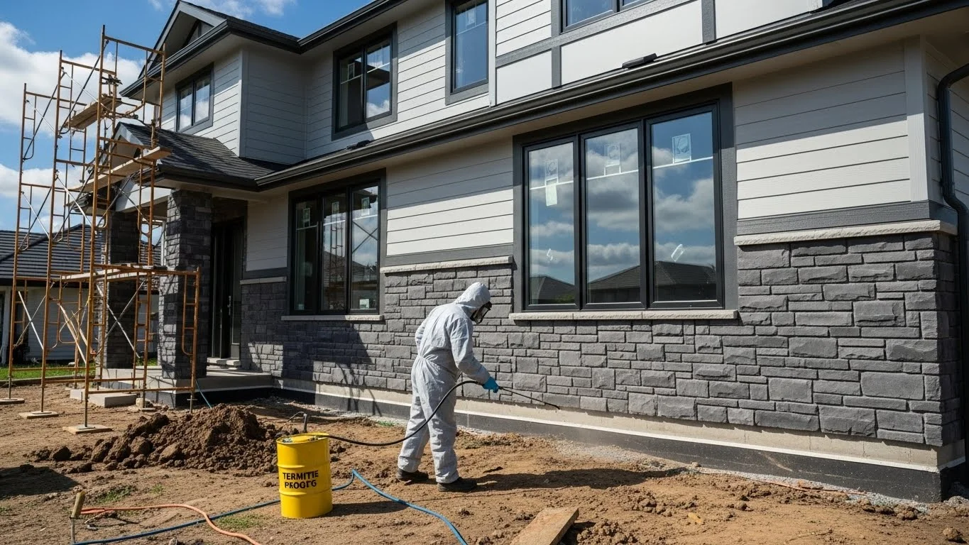 Post Construction Termite Proofing With Drilling Chemical And Application Price